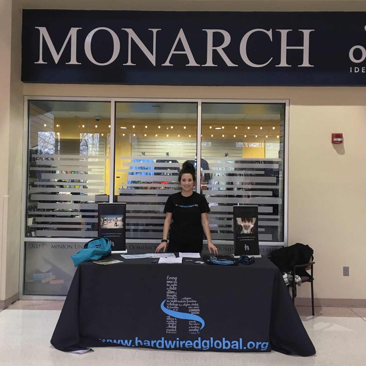 HardwiredOrg's tweet photo. We are at #olddominionuniversity recruiting #students who are passionate about #humanrights and want to defend them around the world! If you are #hardwiredforfreedom , come see us at #theweb to learn more! #iamhardwired #hardwiredforfreedom #socialjustice https://t.co/iegkRLbOye