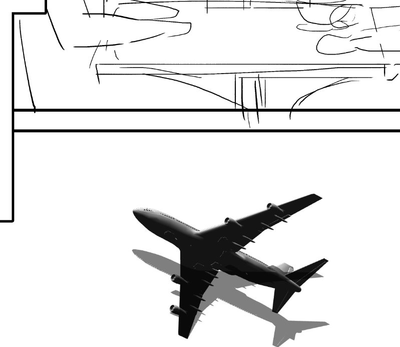 絶対モンゴルエアラインの飛行機この形ちゃうやん。 