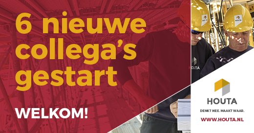 Houta wenst haar nieuwe collega's veel succes en gaat uit van een langdurige en plezierige samenwerking.