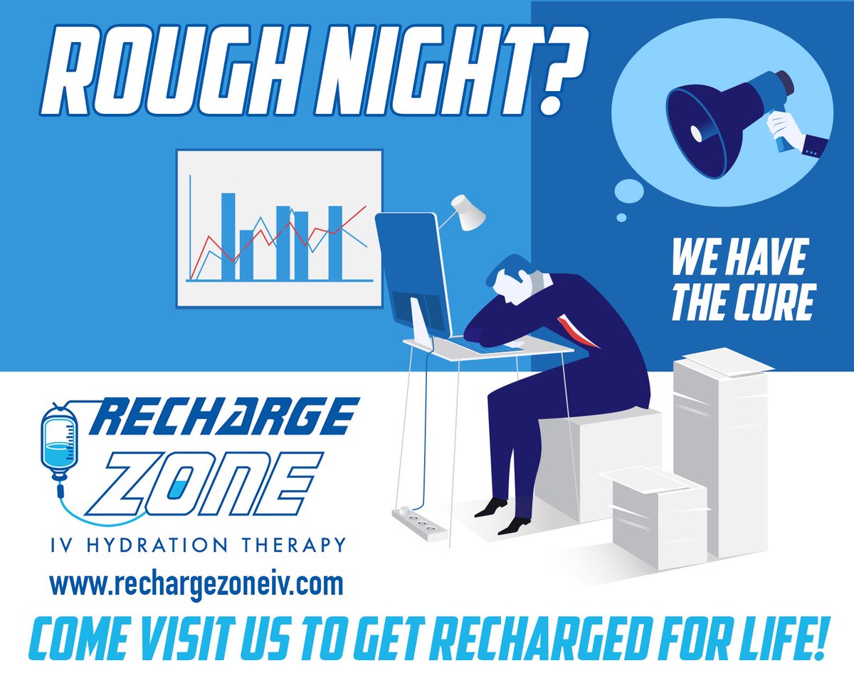 RechargeZoneIV's tweet image. Rough Night? We Have The Cure! 💉
#RechargeZoneIV #IVtherapy #SanAntonio