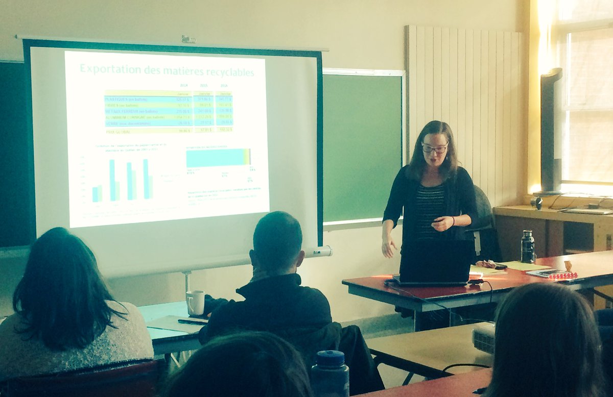 Intéressante formation ce matin sur la gestion des matières résiduelles avec <a href="/meliecote/">Amélie Côté</a> #gmr #3rv
