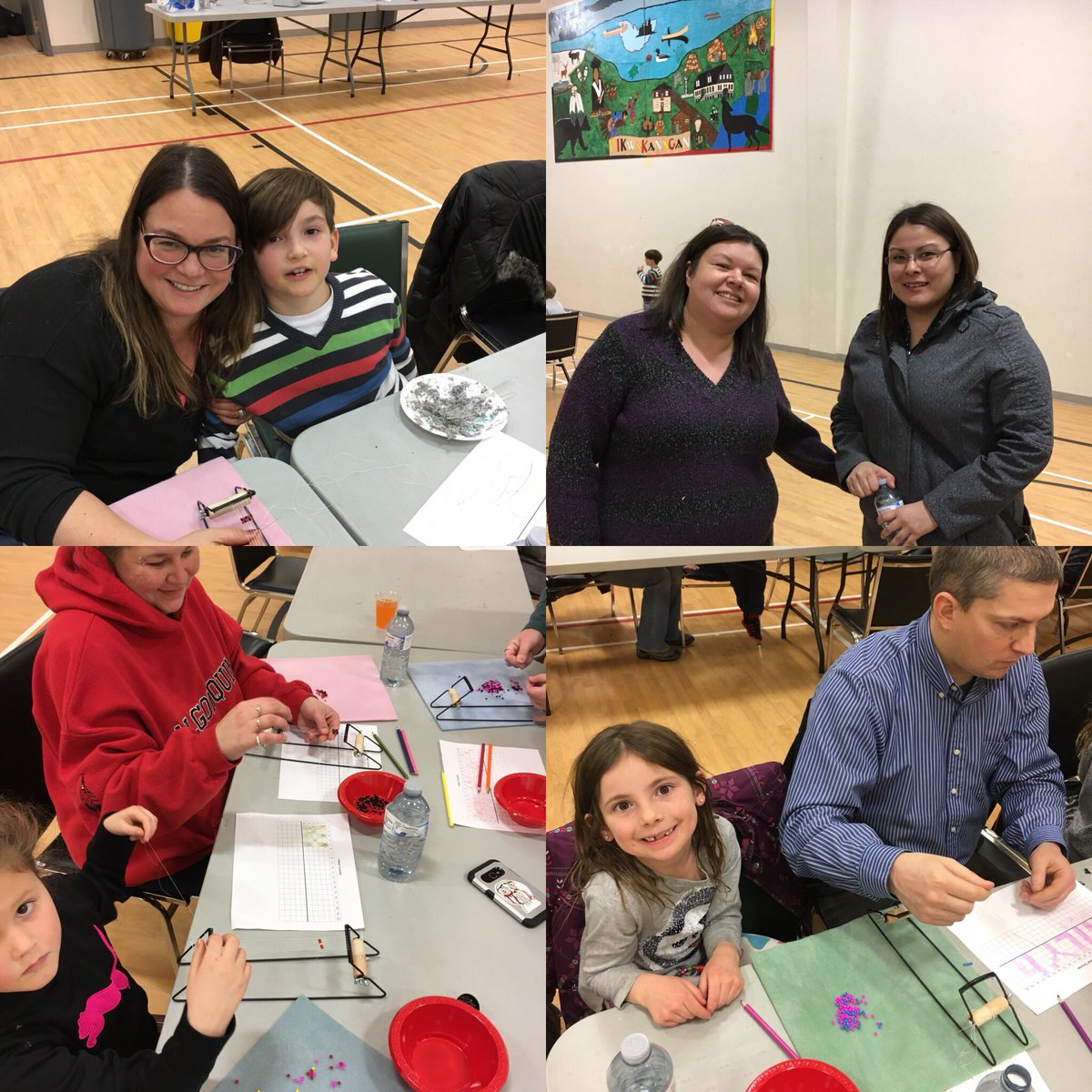 eganvilleps's tweet image. A fantastic night of learning from our community partners. Miigwetch @ruralchristina and Katie. #PROgrant #beading #culturallyresponsivemath