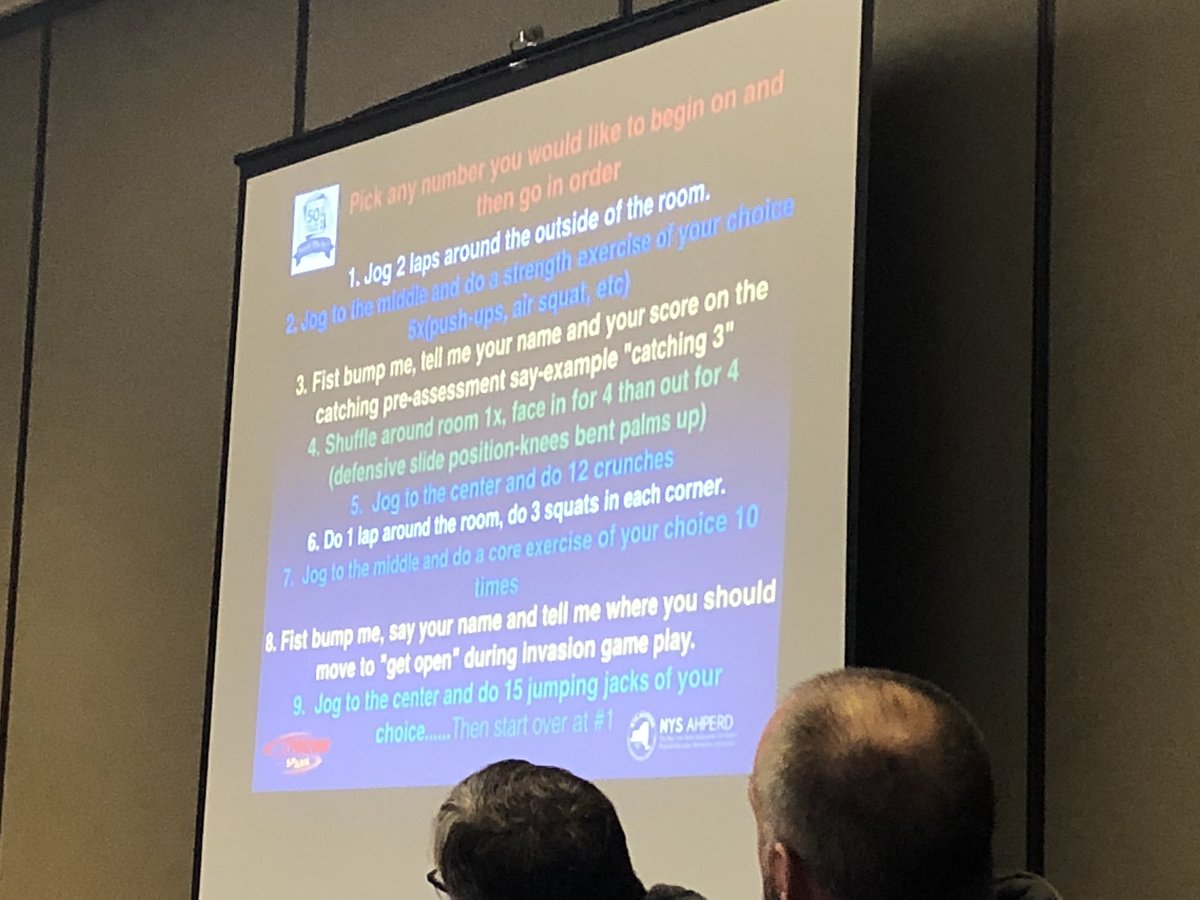 SHAPEVT's tweet photo. Great way @djhberg has created an active way to collect information on student’s knowledge and build relationships with students. #SHAPEeastern @SHAPEAmerica_ED #shapevt https://t.co/Cm8hTNKinf