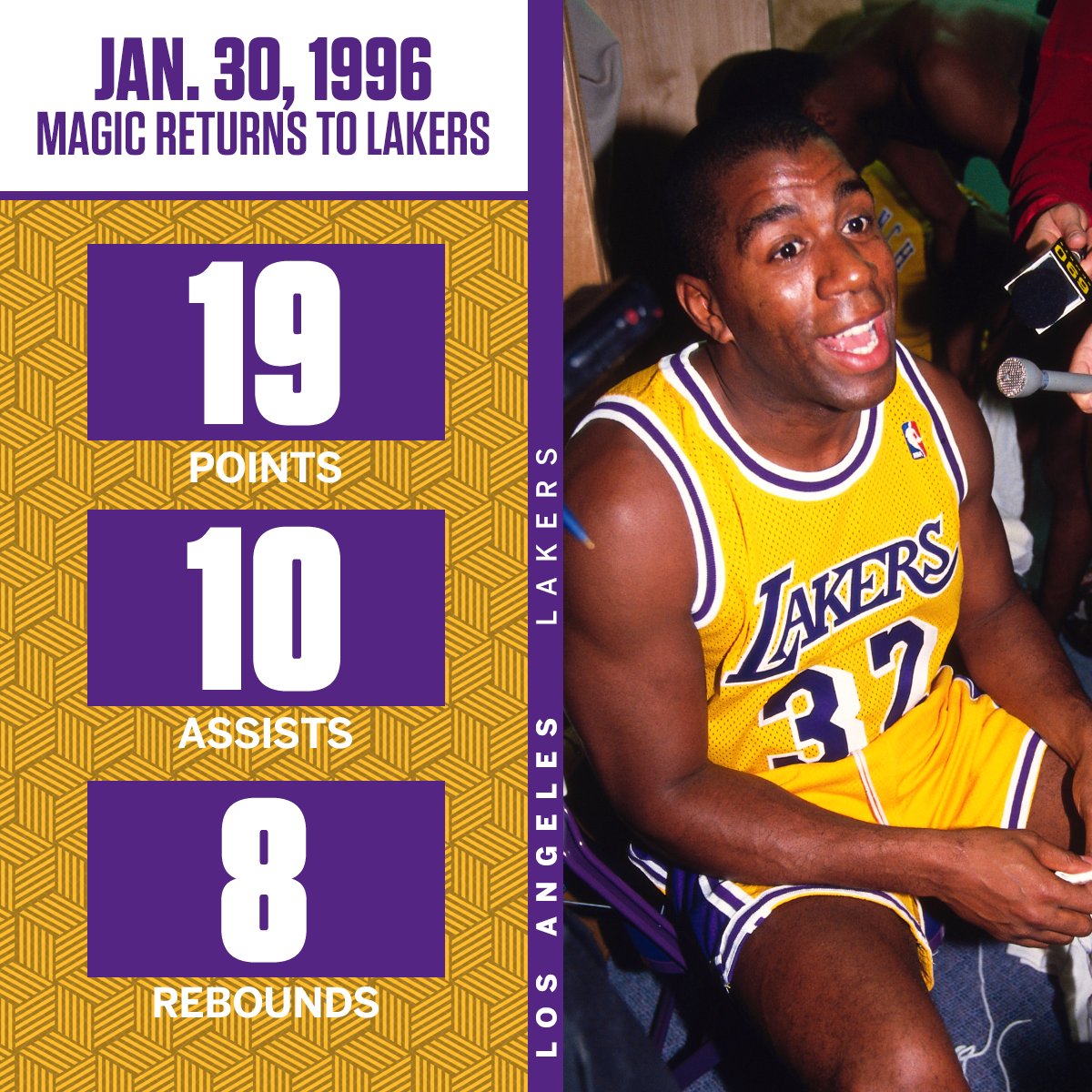 Magic Johnson retired from the NBA after a positive HIV test in 