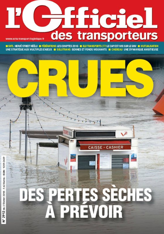 Notre prochaine "Une" !

#Crues : des pertes sèches à prévoir...