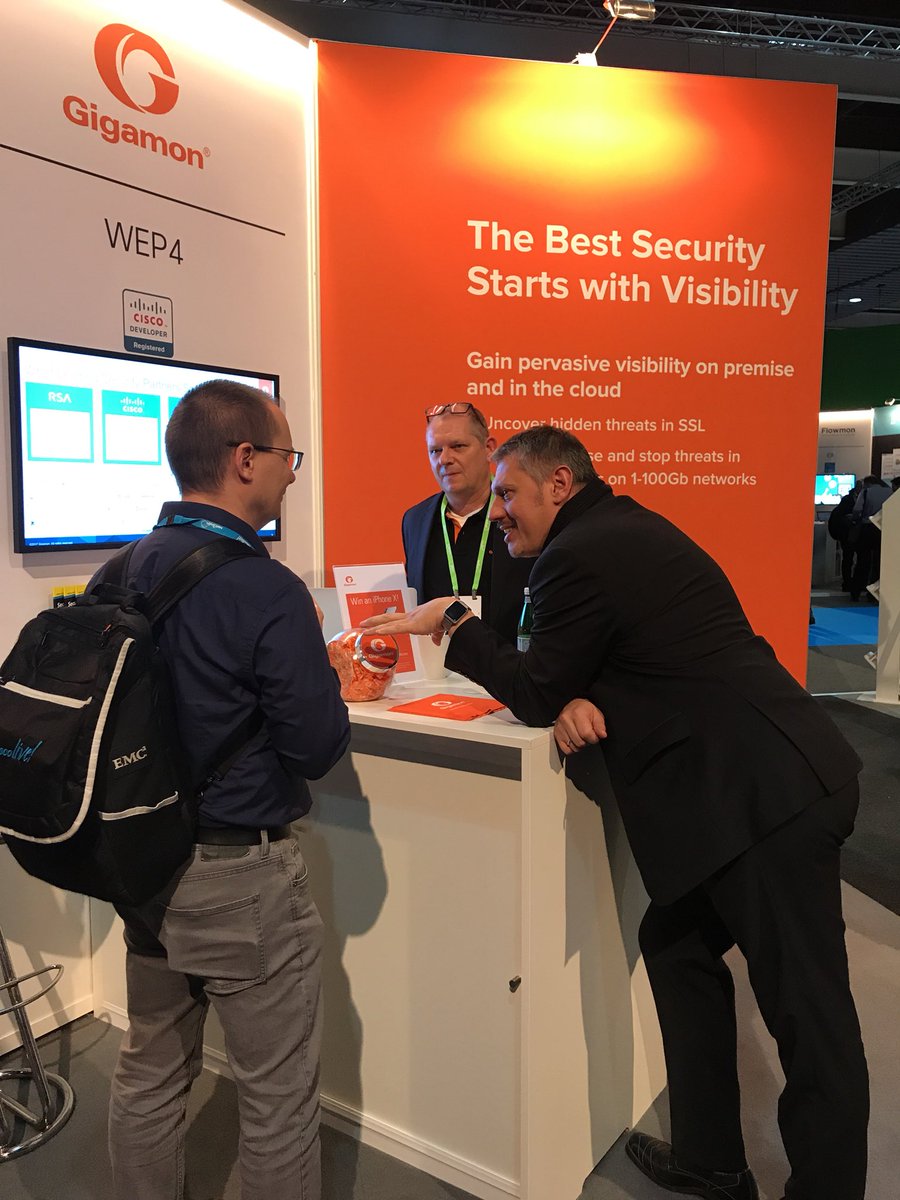 julietucker's tweet photo. A busy first day @CiscoLiveEurope, if you are about for the Networking Party join us to find out about the Next Generation Packet Broker #CLEUR18 #SeemoreSecuremore https://t.co/2rf0BhreIy