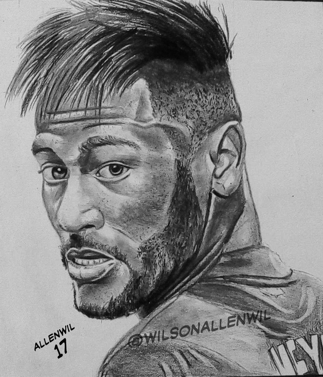 Buy Neymar Soccer Canvas Pre Outlined You Paint Online in India  Etsy