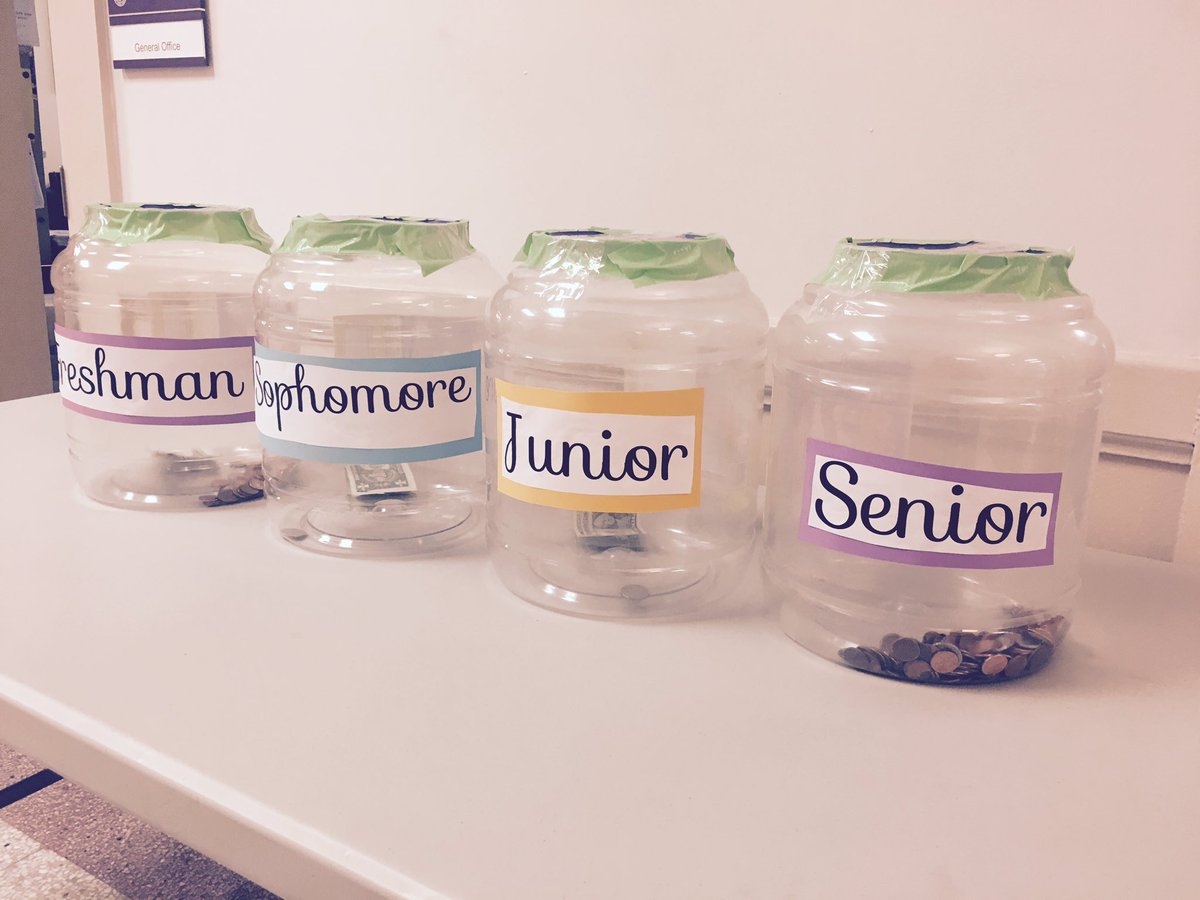 RosatiKain's tweet photo. It's ROAR week and that means Penny Wars! Kougar Outreach Club has partnered with @goodshepherdstl Which class will win? #myRK #ROARWeek https://t.co/xfzBS7m0iT