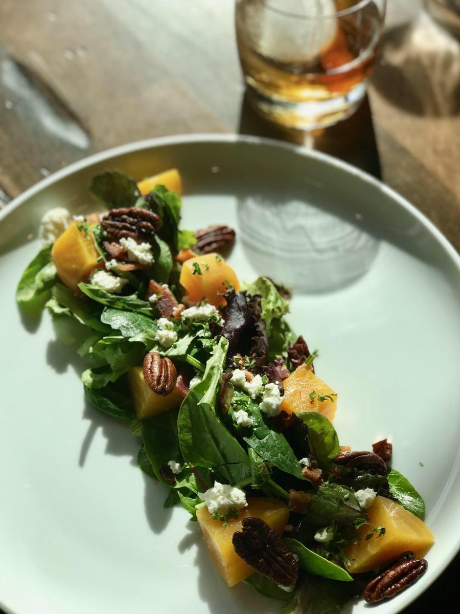 Reserve your seats for #ValentinesDay dinner at #The502 and choose from an array of delectable dishes like our golden beet salad.