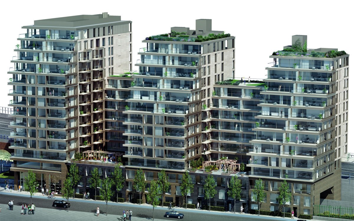 DLR line encapsulation for Royal Mint Gardens London shows how @BangherPrecast created a bespoke suspended superstructure foundation- our safety by design allowed wall installation beside live rail &amp; the roof was installed in just one 48hr rail possession <a href="/CareysPlc/">Careys Plc Ireland</a> #ChallengeUs