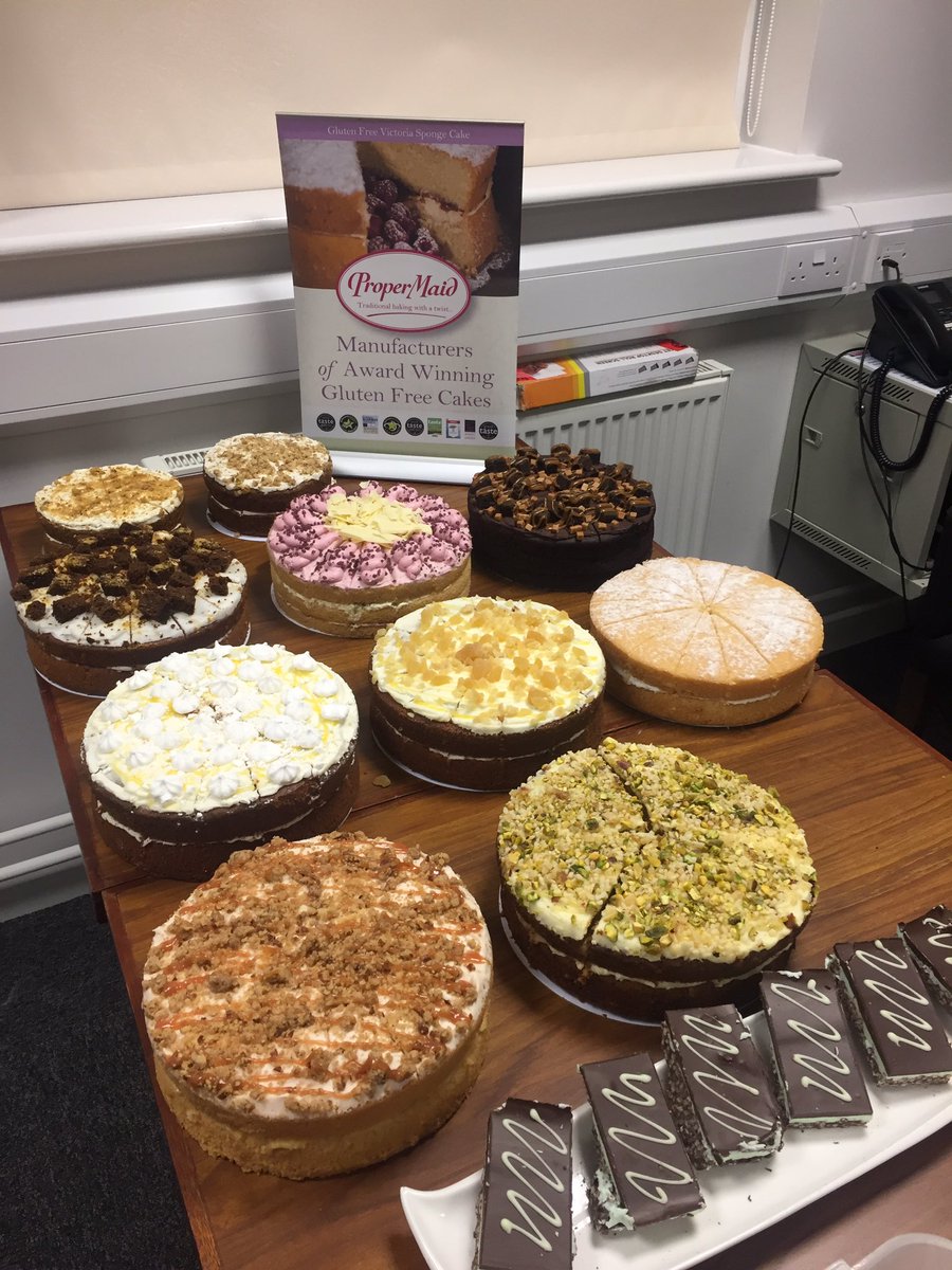 Welcome to Allison from <a href="/propermaid/">ProperMaid Speciality</a> to our sales meeting - you're always welcome with cake!