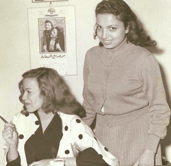 عبدالكريم النغيمشي Sur Twitter الفنانة سميره توفيق عام 1955م