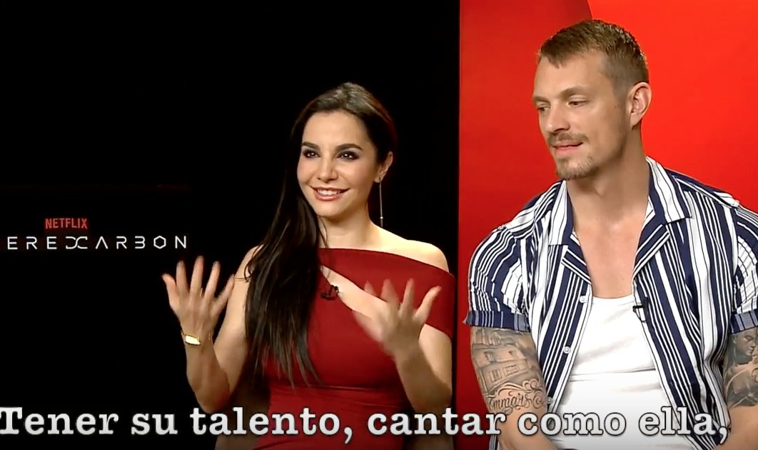 GabbahOK's tweet photo. EXCLUSIVO de @JaviPonzo. Joel Kinnaman y Martha Higareda , de #AlteredCarbon nos cuentan en qué cuerpo les gustaría estar ¡y ella sorprendió con la respuesta! https://t.co/OI38aZZ6BO https://t.co/gEILxmmWNG