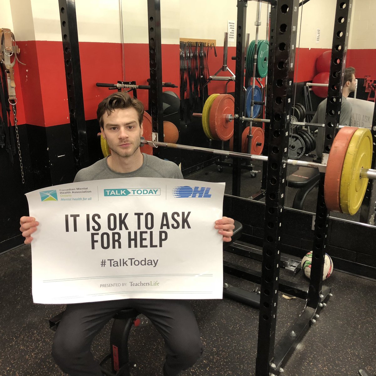 AttackOHL's tweet photo. Just because you can't see it, doesn't mean it isn't real. Make your mental health a priority today, and every day. #BellLetsTalk #TalkToday https://t.co/W54tqQWhTC