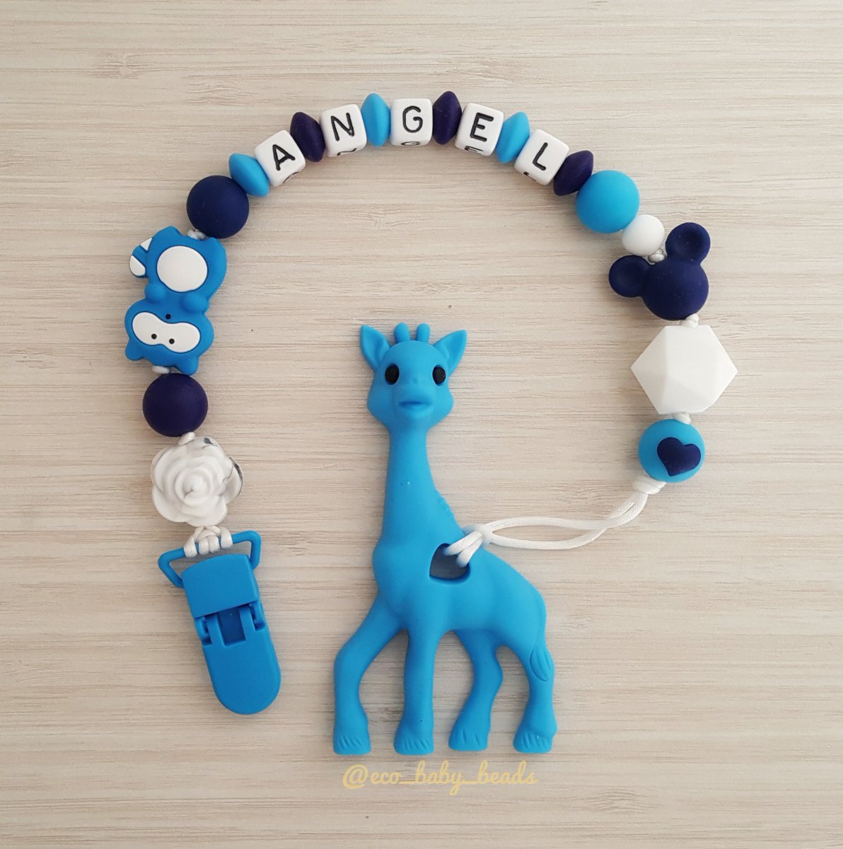 ManchiniAnna's tweet image. Blue giraffe for little boy!
#babyteether #siliconeteether #babygift #babyshower