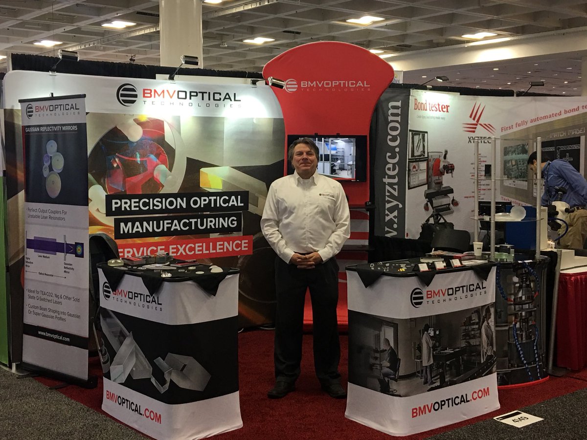 BMVOptical's tweet photo. Looking forward to the show to start. Please stop by to discuss your optical requirements !! #optics  #PhotonicsWest #lasers https://t.co/Jb2NeRbMpK