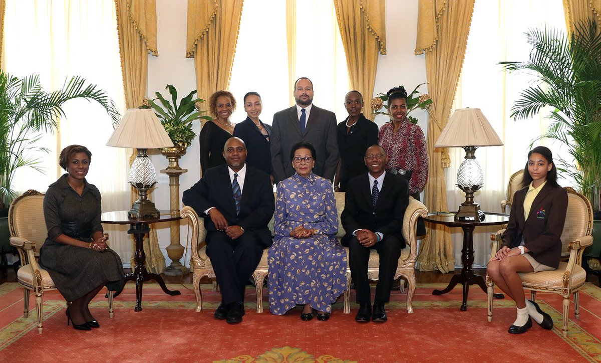 bisbahamas's tweet image. The Bahamas Primary School Student of the Year Foundation Board of Directors paid a Courtesy Call on Governor General Her Excellency Dame Marguerite Pindling on Monday, January 29, 2018 at Government House.

#BahamasInformationServices #OfficialSource