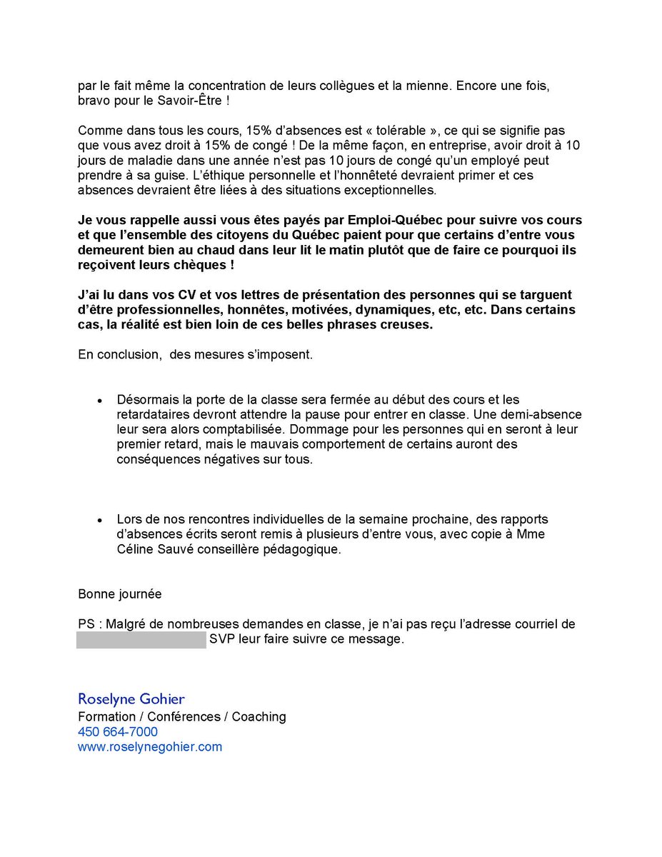 MLo1974's tweet photo. @JdeMontreal @tvanouvelles @LP_LaPresse @LEchodeLaval C’est dégoutant savoir qu’un “coach” professionnel peut rédiger un courriel tellement dénigrant à ses élèves !! #insultes #préjugés #intimidations #Montmorency renvoyez #rgohier https://t.co/vPUlqbyChH