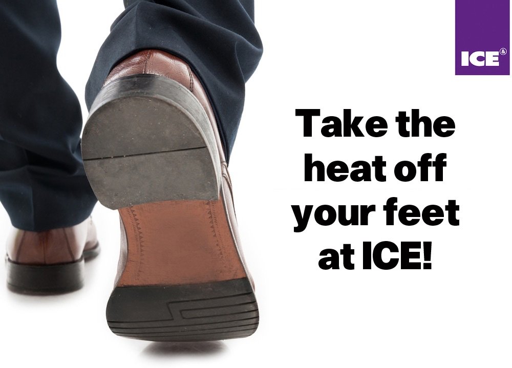 Footcare kits help visitors to biggest ICE on record...