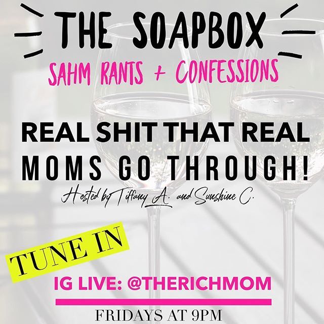 SnapBack_Co's tweet image. Because sometimes you just gotta get it out! Come get some shit off your chest in a safe space with moms who can relate to what you deal with on a day to day basis!
☀️☀️☀️
Mark your calendars for the start of The Soapbox THIS FRIDAY 2/2, where my… ift.tt/2rQXALl