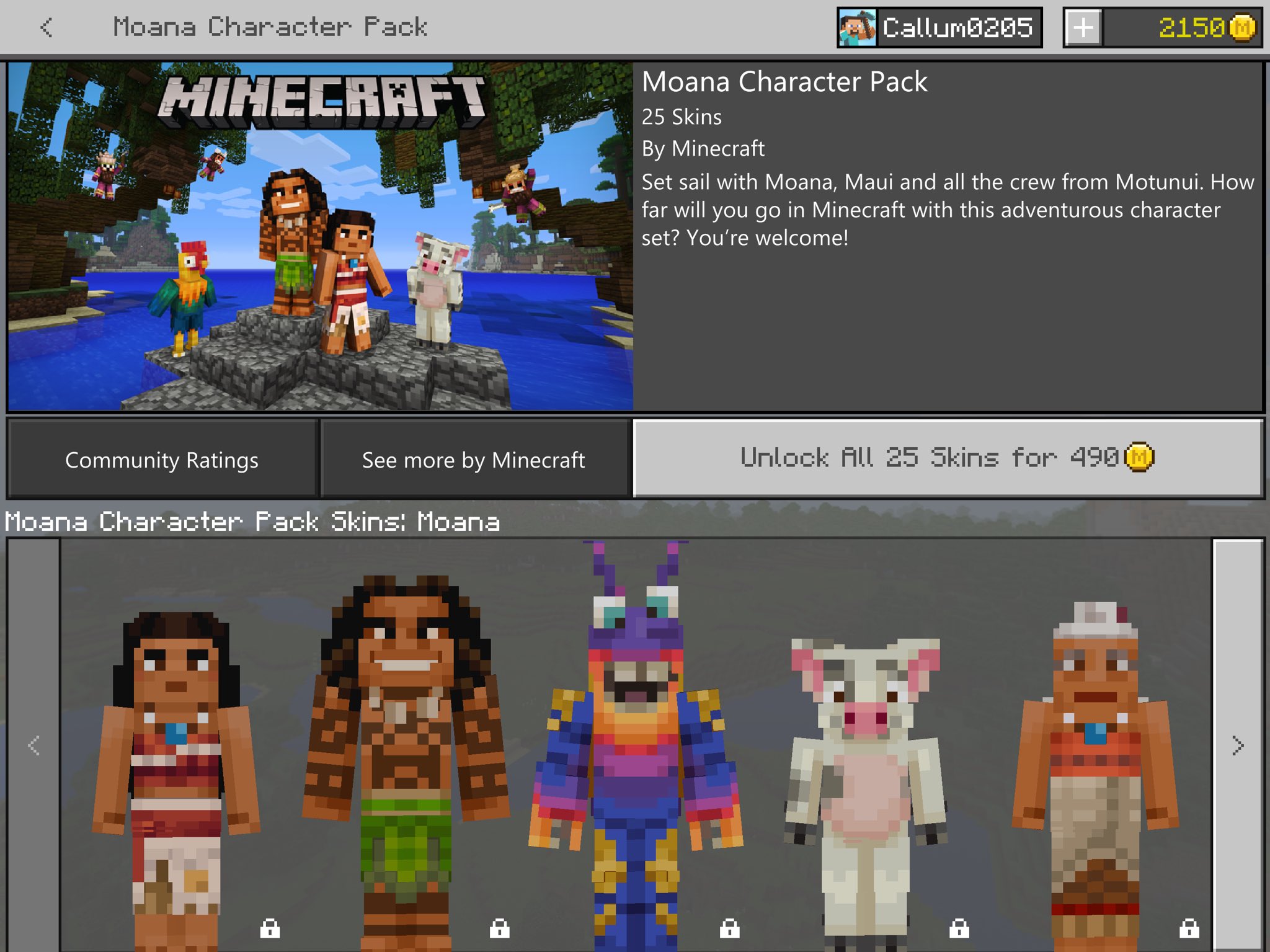 Minecraft Skin Pack 1 - All skins preview (NEW DLC) 