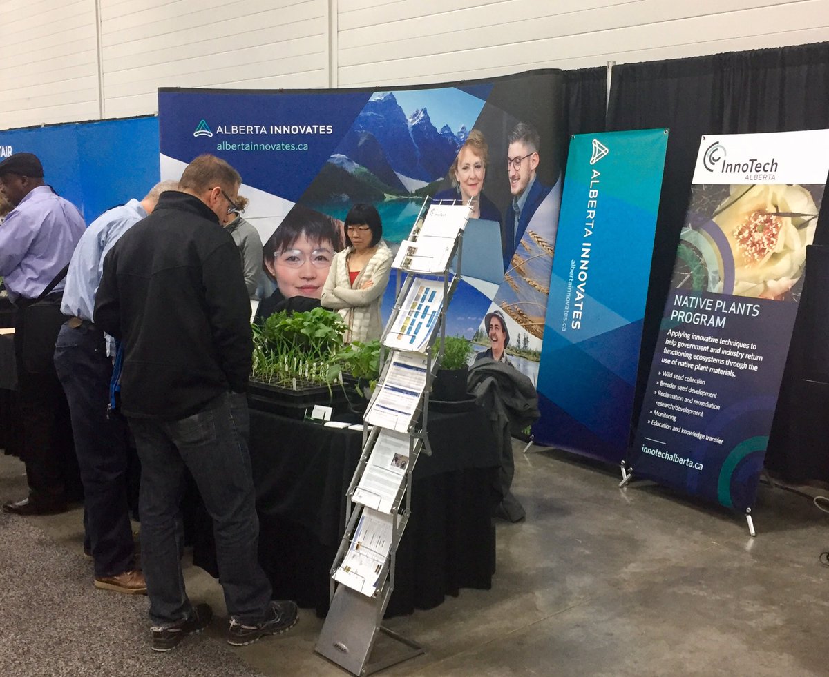JohnstonKH's tweet photo. Repping for @ABInnovates and #InnoTechAB at @farmtechevent Stop and say Hi! #FarmTech18 #leadership #innovation https://t.co/bUku2dgXp2