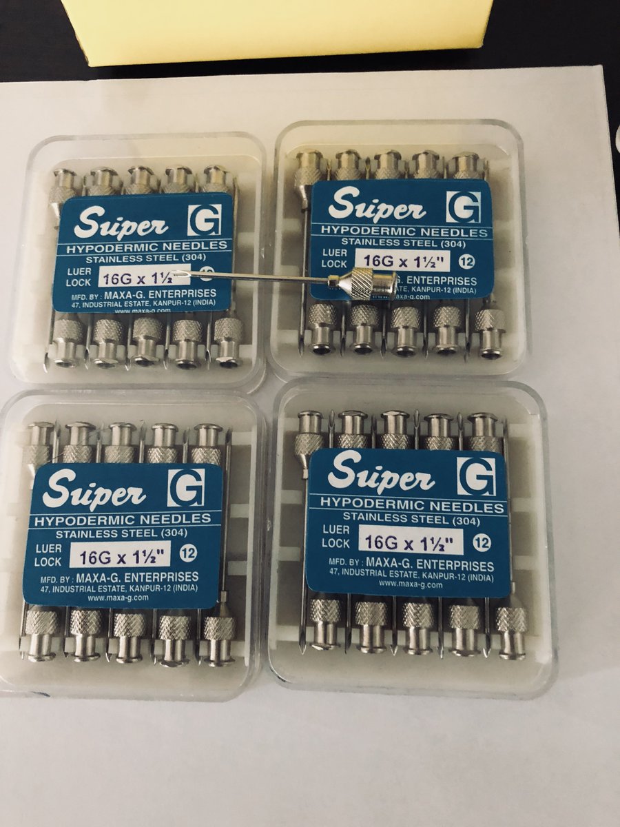 luerlockneedles's tweet photo. #LuerLock #Hypodermic #Needles for Professionals
1) high precision
2) strong
3) resistant
4) practical
5) high durability
https://t.co/38vkrbX0Ty https://t.co/0EVBWc5Mzi