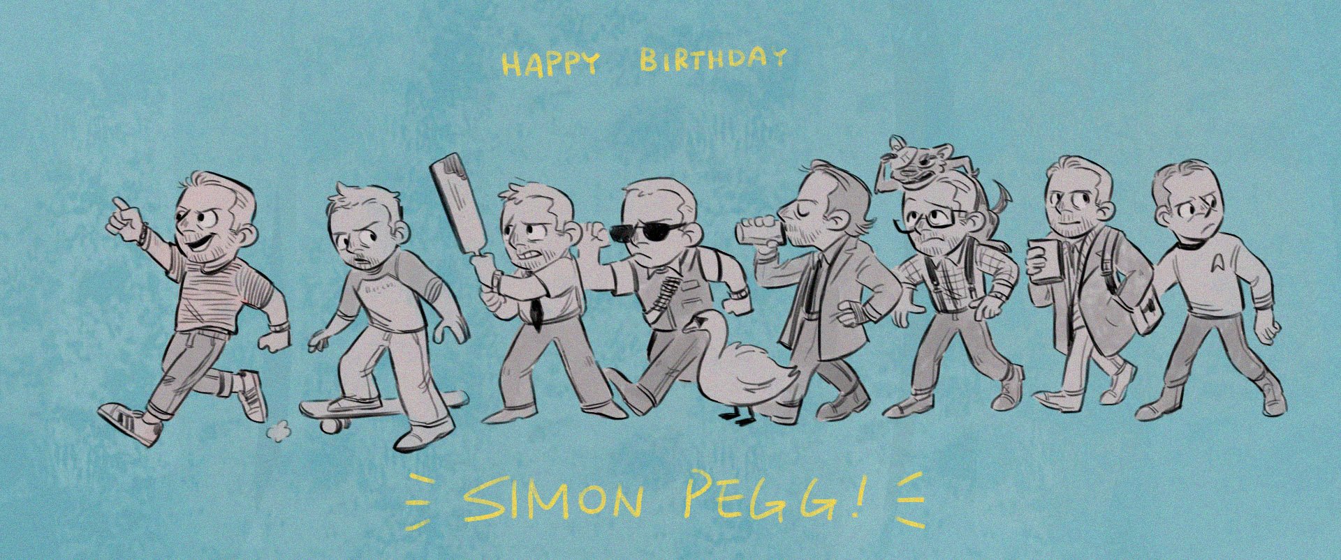 Happy birthday Simon Pegg!! 