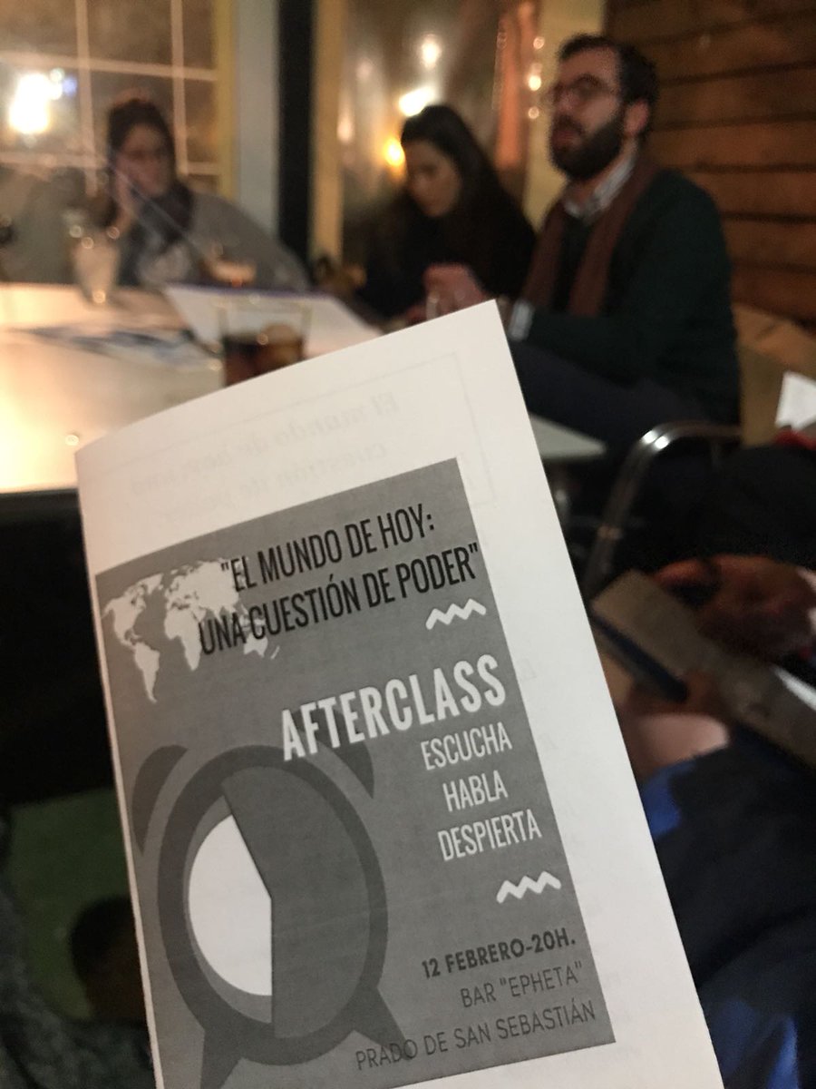JMLineroC's tweet photo. #Recordando: "El mundo de hoy: una cuestión de poder". Primera #Afterclass de Despierta el lunes pasado en #EPHETA.

🔊 ¡¡Más en unas semanas de la mano de los amigos de @Despierta_us!! https://t.co/RCvdj5COfH