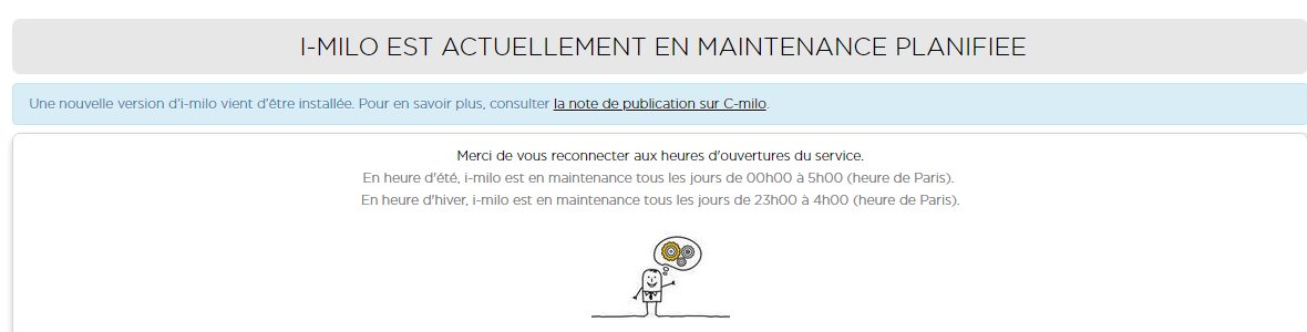 DimitriHLT's tweet photo. #Imilo planifie ses maintenances.... C'est bien connu que tous les mercredis matin les ML sont fermées ! https://t.co/8aIsk1Dumj