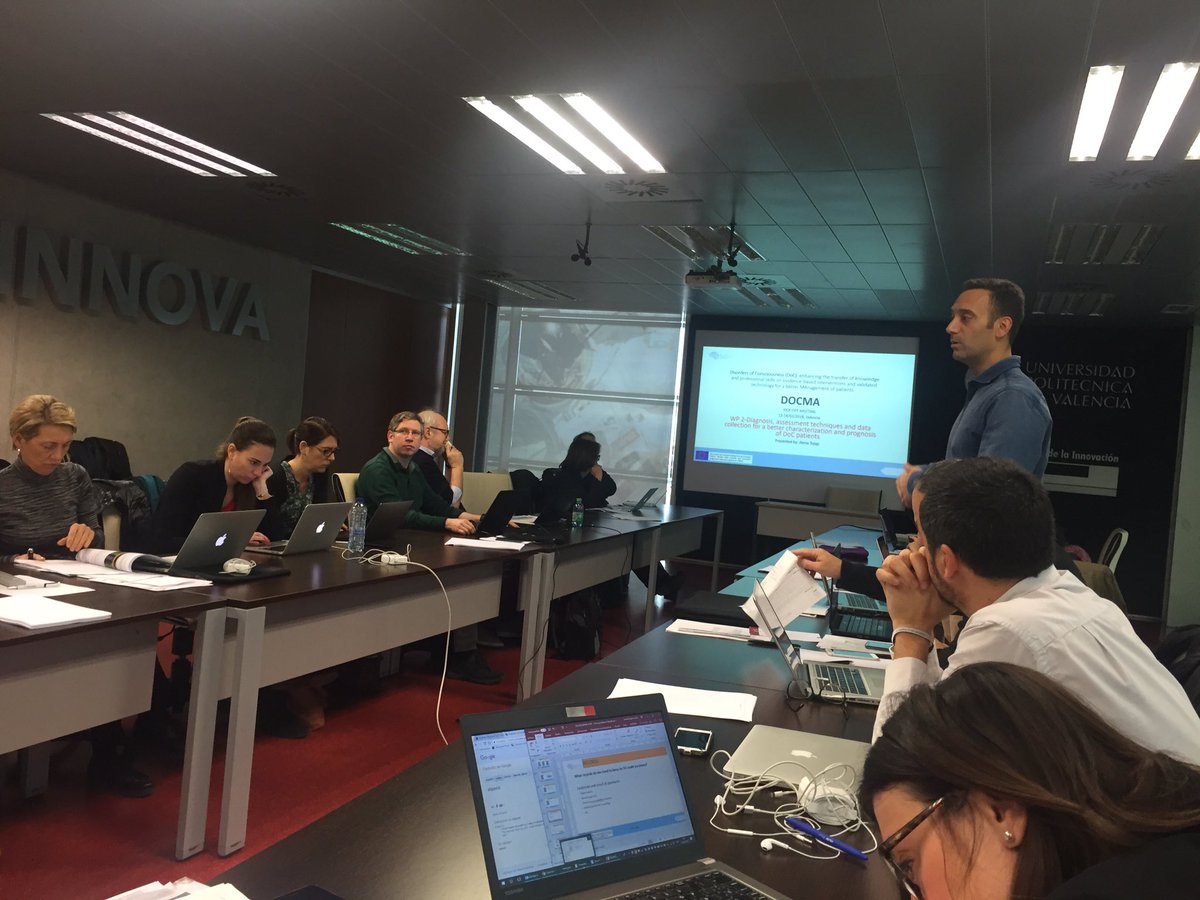 Maiferrando's tweet image. In #DocMa KO meeting. Coordinating EU research on Conciousness Disorders led by @Nisa_NeuroRHB #kveloce @MSCActions