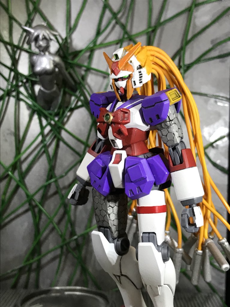 Twitter 上的 G59 ノーベルガンダム Dg細胞侵食ver 髪の毛を動かしたくて作りました 彡 ノーベルコンペ T Co Goyvqaa6bw Twitter