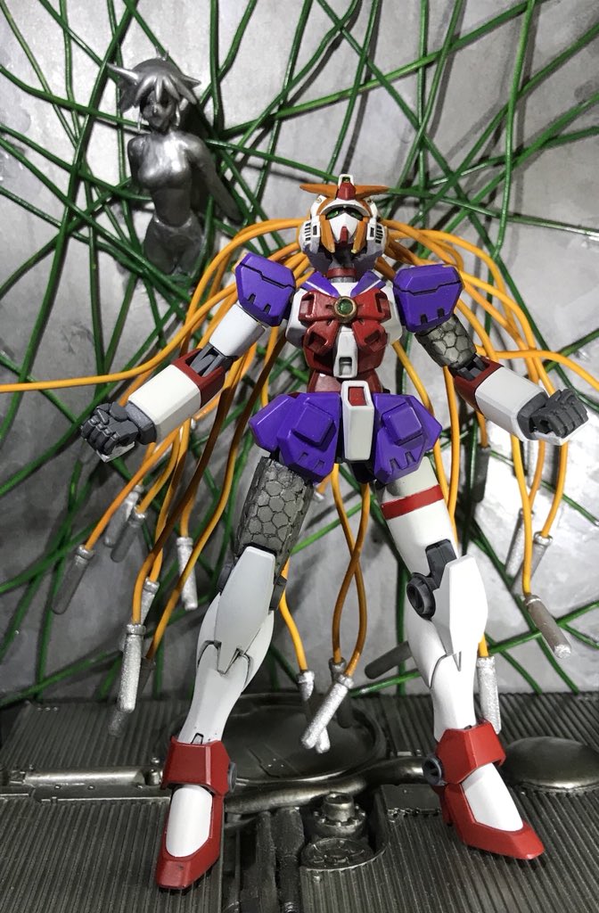 G59 ノーベルガンダム Dg細胞侵食ver 髪の毛を動かしたくて作りました 彡 ノーベルコンペ