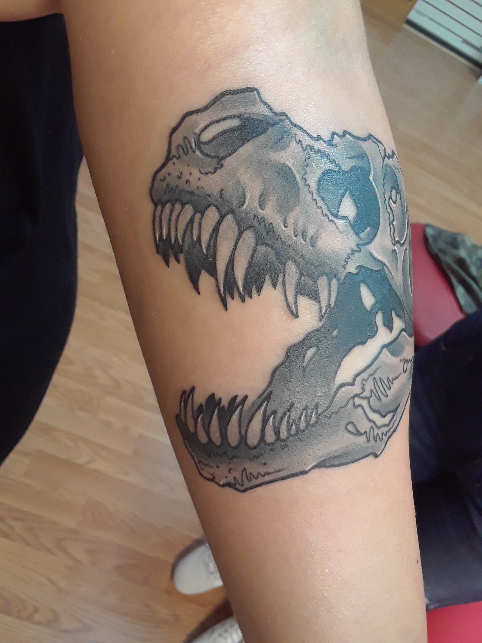 Raptor skull fig 1 by Zaldy Gawaran  Tattoo Nebula  Philippines  r tattoos