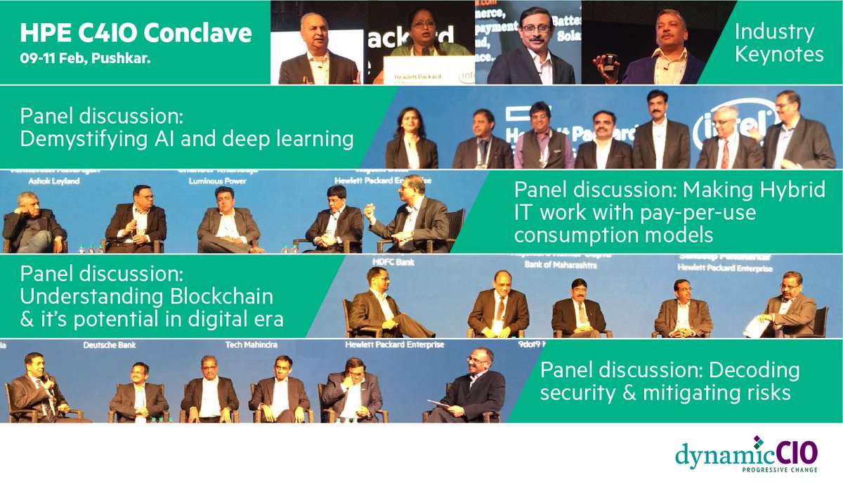 rneelmani's tweet photo. The 10th edition of #HPEC4IO Conclave was successfully concluded last week at #Pushkar, #Rajasthan. We owe the success to speakers from @HPE and #CIOs community. Hope to see you @ next edition. @rajeshuppalmaru @vijayram @vijitbanthia @srihari_g @rajeshdhar2111 https://t.co/CK6uKoBMXb