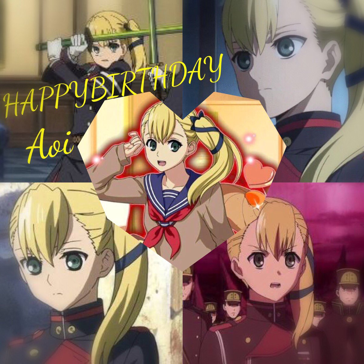 柊もも 企画進行中 6月〆 على تويتر Happybirthday 葵 暮人様のことを1番に考えて行動している姿に惹かれます W 冷静なとこや笑顔がかわいいとこも全部好きです チョコ渡せるといいね 三宮葵生誕祭18 終わりのセラフ T Co