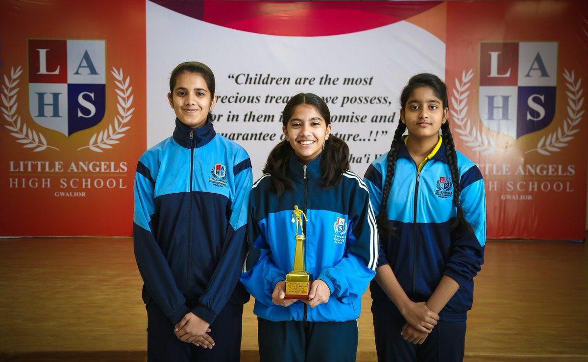 LAHSGwalior's tweet photo. FELICITATION CEREMONY for our young #SPORTS ACHIEVERS who brought laurels to @LAHSGwalior in various InterSchool, State, National, CBSE cluster tournaments! A 11 year old prodigious child skater of #LAHS is geared to enter Guinness Book of World Records. Thanks to our coaches! https://t.co/MnTOpNph3c