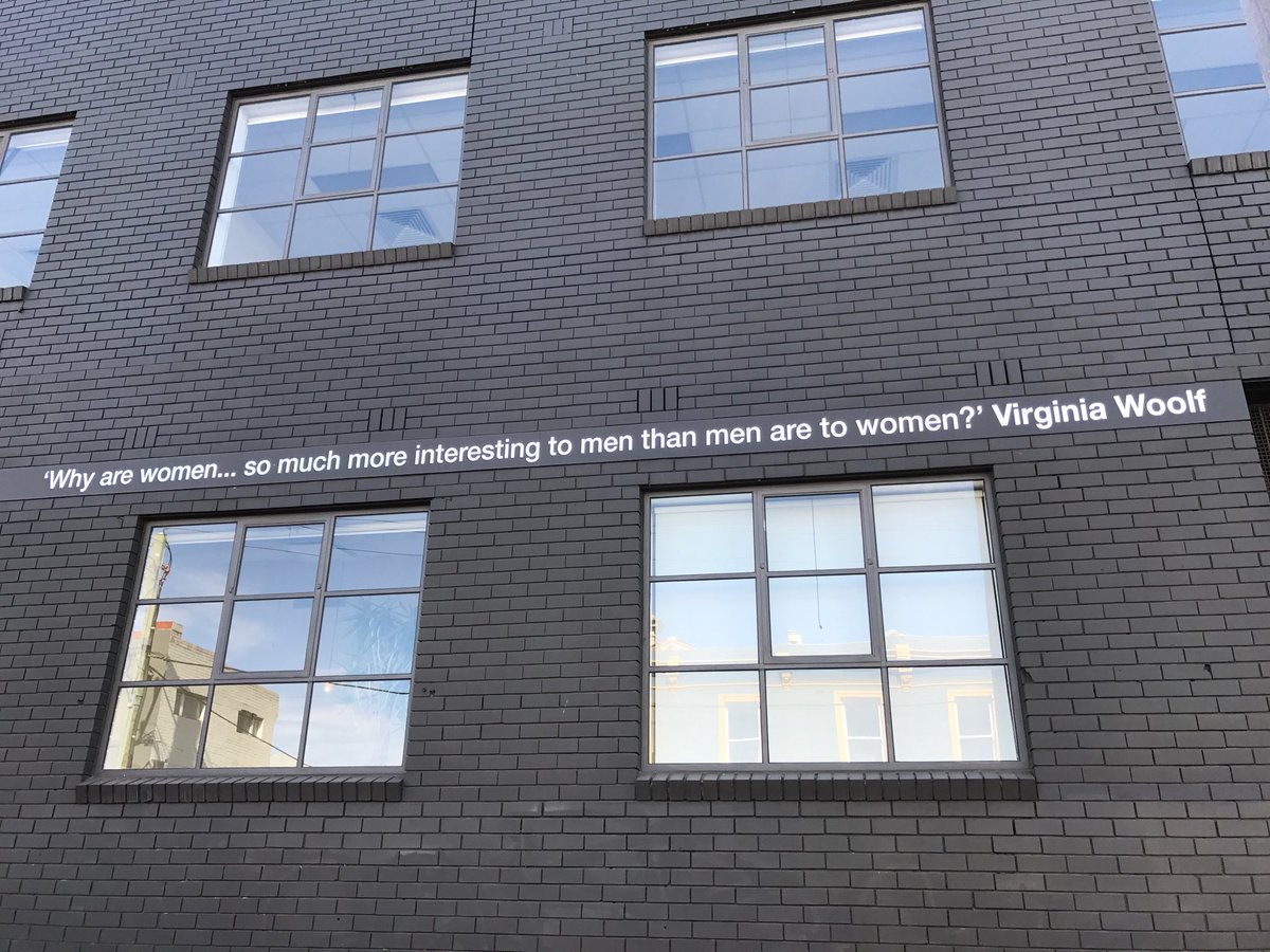 Carol Schwartz On Twitter Quote From Virginiawoolf On A Building In Smith St Collingwood Foodforthought