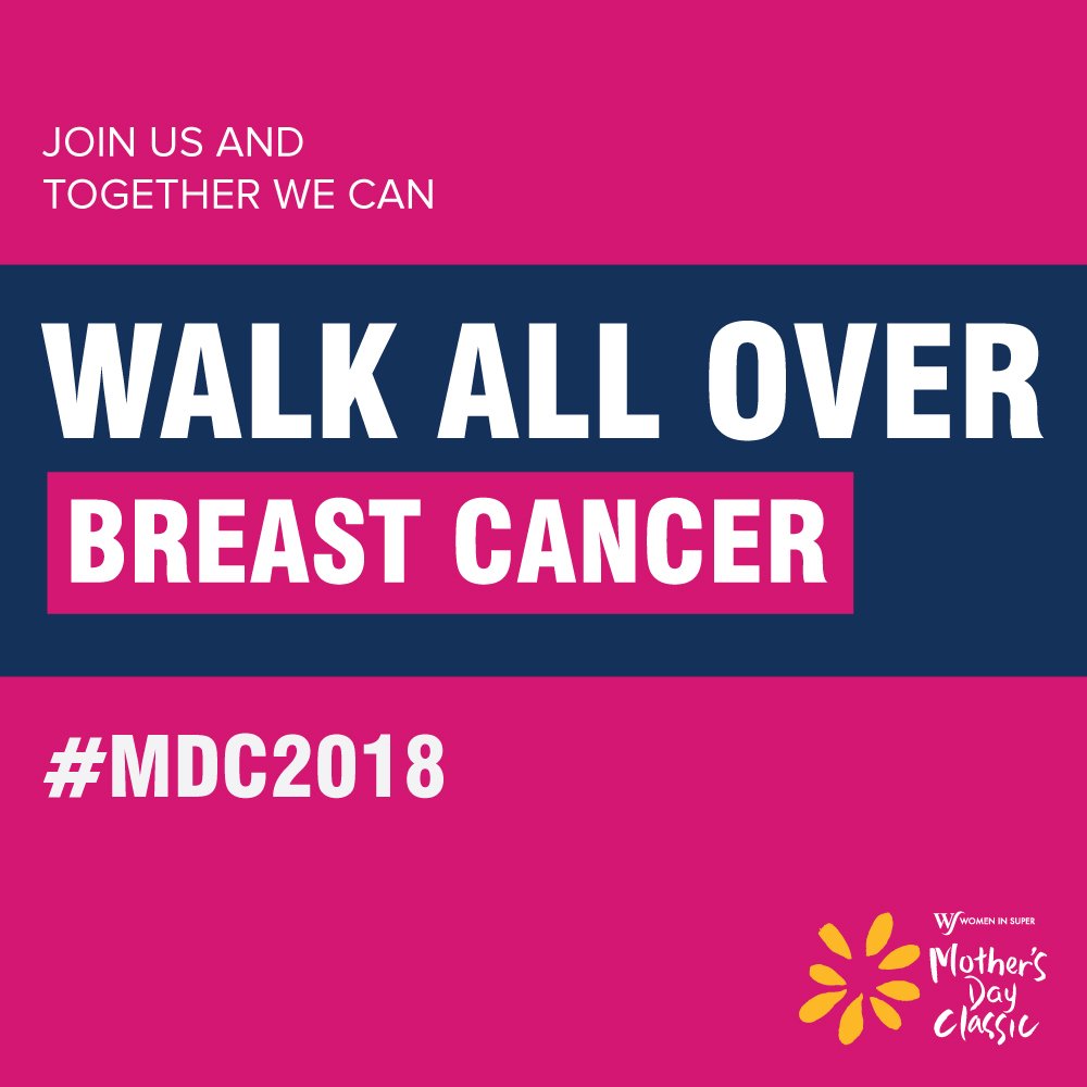 CareSuper is a proud partner of this year’s Mother’s Day Classic on Sunday 13 May. I’ll be joining in the fun again this year and raising funds to fight breast cancer. Register at mothersdayclassic.com.au #MDC2018