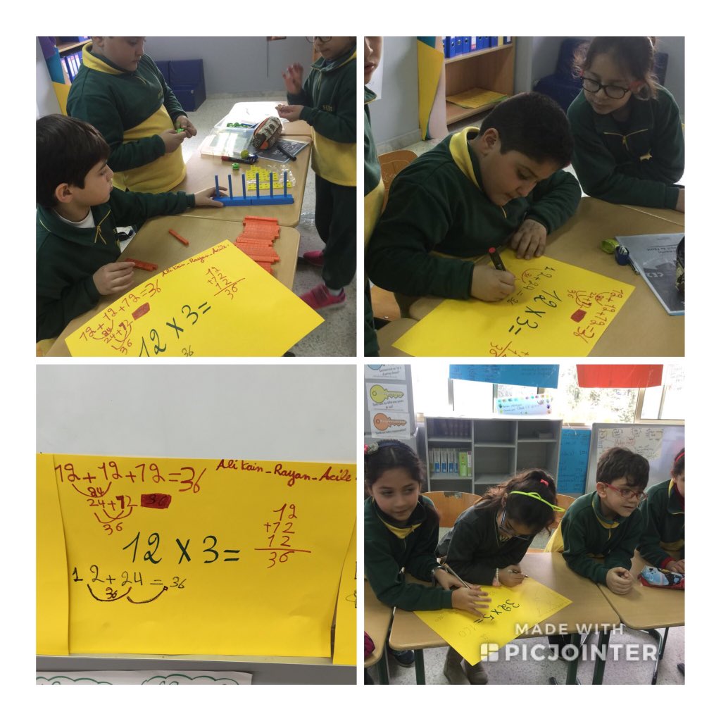 mounaassi2016's tweet photo. De l'addition répétée à la multiplication #comprendre le sens du mot "fois"#technique opératoire #CE2B #audacieux #sensé @Hhhsinfo @dina_jradi @HenaineSamia @MirnaMekkaoui https://t.co/8LDRfbDppG