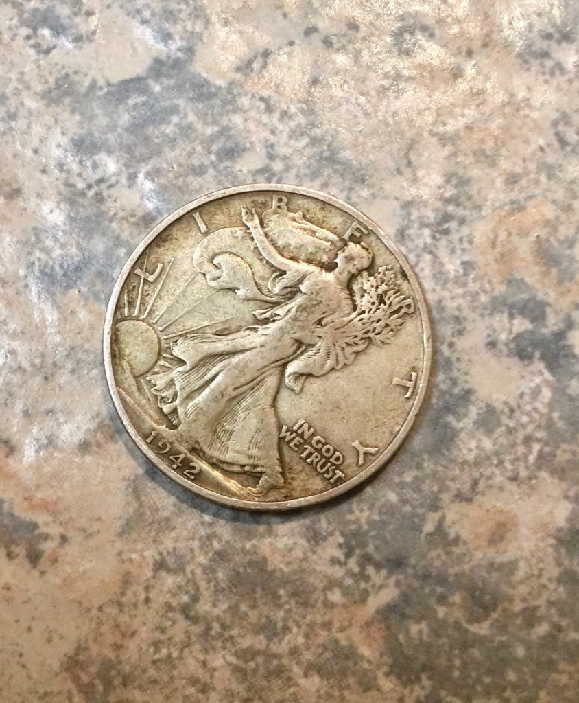 CoinDesigners's tweet image. So cool to turn a 1942 Half Dollar into a Coin Ring!
90% Silver. Sizes available 10 to 12 as of now! I can make one for $59 plus Shipping. #coindesigners #hightidegallery #staugustine