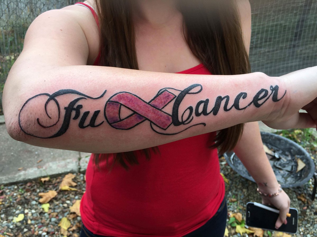 My second FUCK CANCER tattoo made by Matte  House of Pai  Flickr