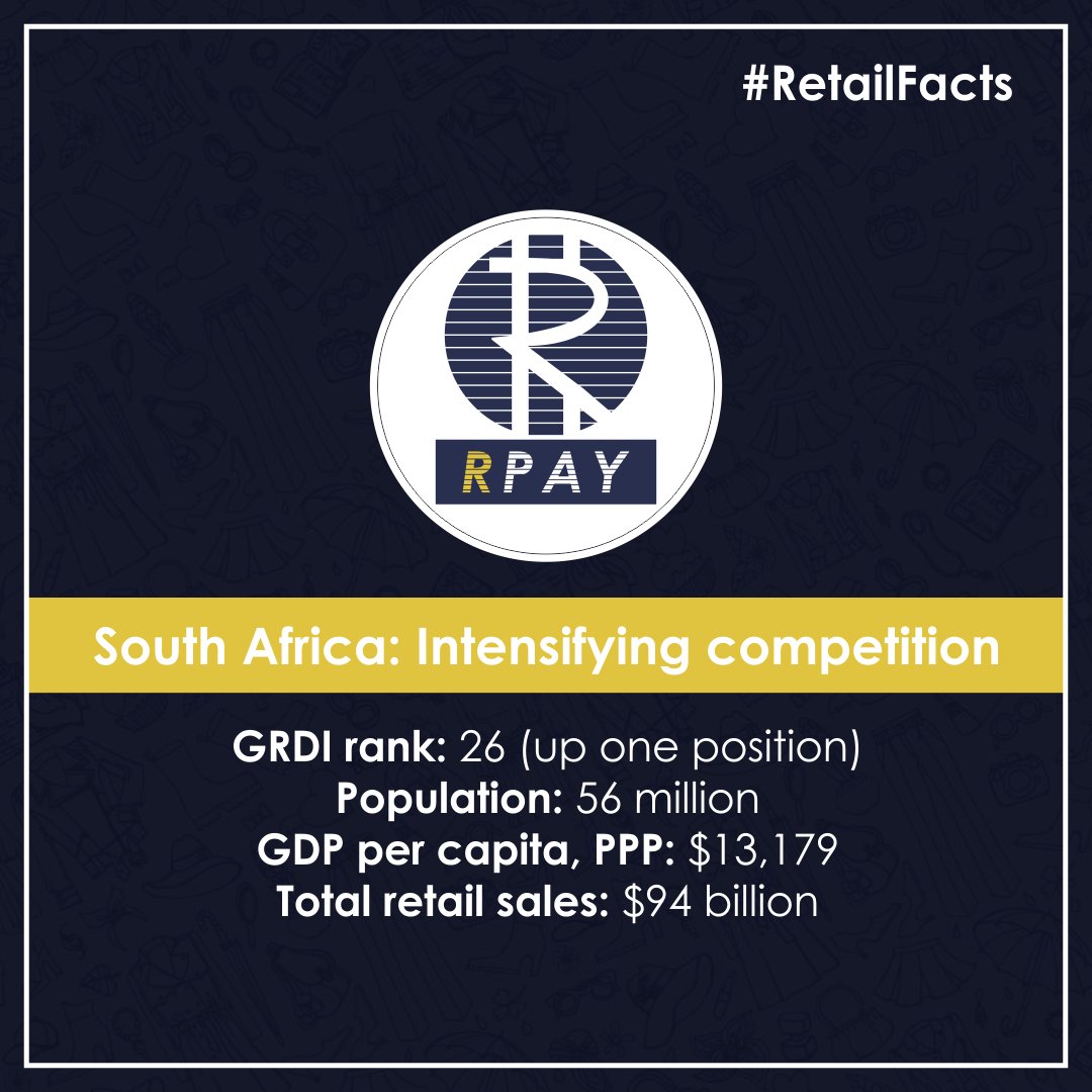 RpayICO's tweet image. Retail Facts - South Africa
Global Retail Revolution 
RPAY.io-Pay Through Crypto
