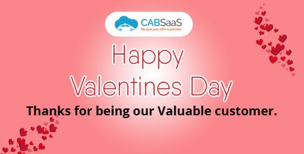 CabSaaS's tweet photo. We Love doing business with you. #HappyValentinesDay  #ValentinesDay https://t.co/ugSBO2ES09