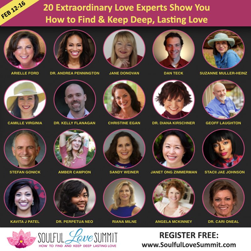 TreeFranklyn's tweet image. Join me (plus 20 incredible speakers) at the Soulful Love Summit and make this the last time you spend Valentine&apos;s Day without your soulmate. It&apos;s online and free only this week. soulfullovesummit.com