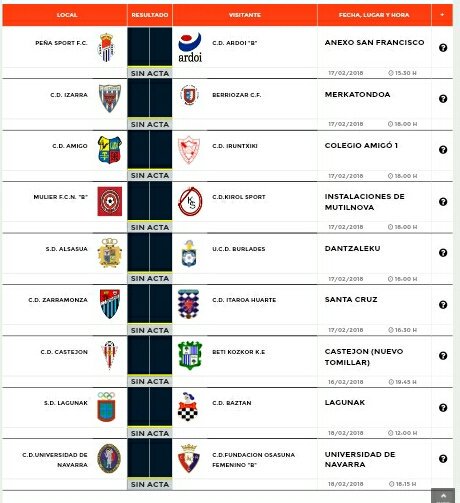 Señalamientos de fútbol 11 regional