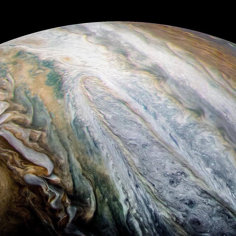 NamesRoyal's tweet image. These new images that NASA released of Jupiter are breathtaking.
