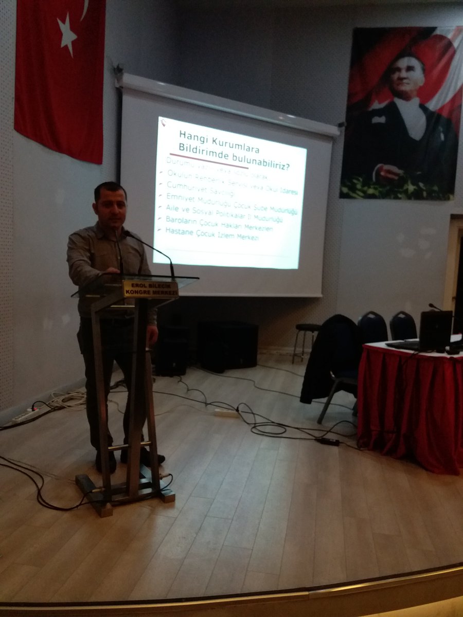 Çocuk İhmal ve İstismarı konusuna dikkat çekmek ve bu konuda farkındalık yaratmak amacıyla Antakya İlçe Milli Eğitim Müdürlüğü’ne bağlı ortaokullarda görev yapan 300  öğretmene seminer verildi.