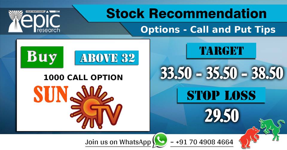 Epic_Research's tweet image. #EpicResearch #OptionsTips 14th February&apos;18

#SUNTV

For more join us on WhatsApp ✆ – 7049084664 or Visit goo.gl/BzO9Jo