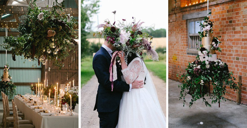 RockMyWedding's tweet photo. Suspended wedding cakes &amp; immense floral installations - all the WOW factor &amp; love https://t.co/6E3WHhL2fV https://t.co/QPhu3d4wPF